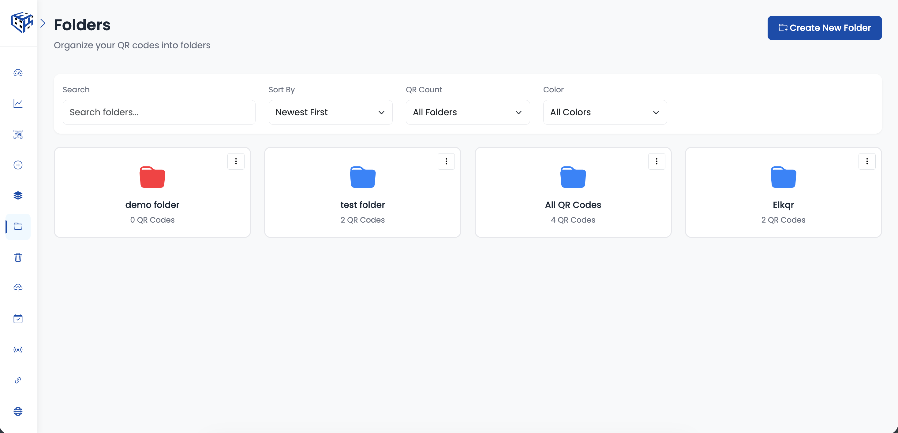 Click Create Folder button