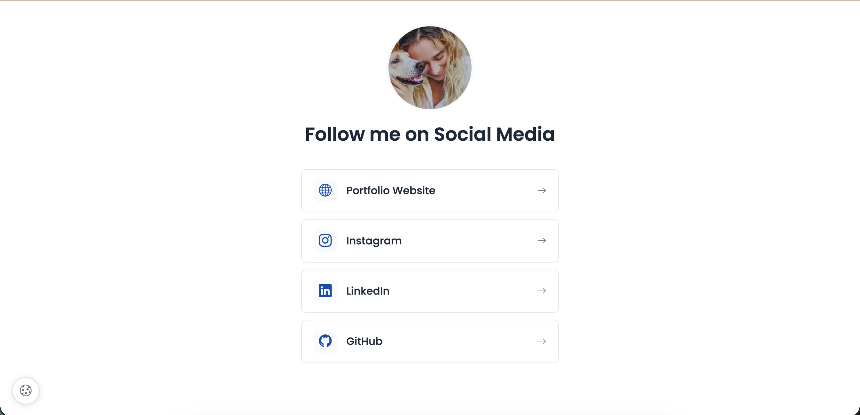 Multi-Link page on mobile